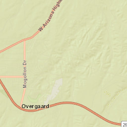 Overgaard Arizona Street Map