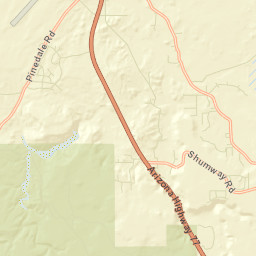 Shumway Arizona Street Map