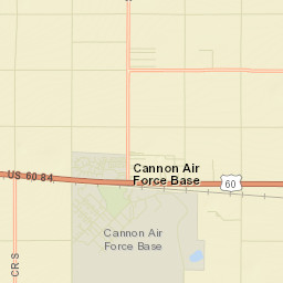 Cannon Air Force Base Street Map