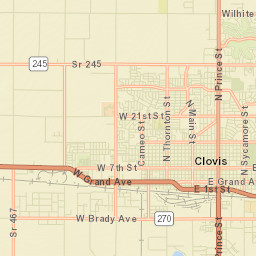 Washington Street Clovis NM 88101 Street Map