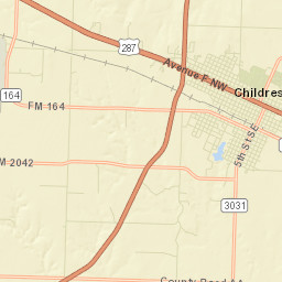 Childress Street Map