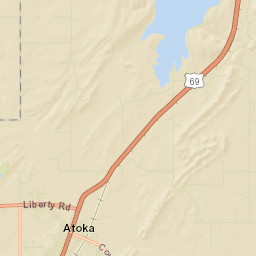 Atoka Street Map