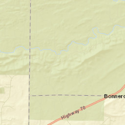 1980-2012 U.S. 70, Ouachita National Forest Street Map