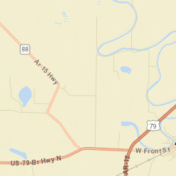 Altheimer Arkansas Street Map