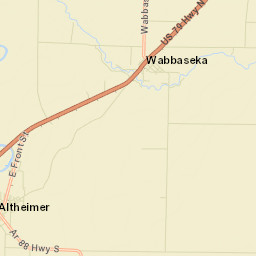 Wabbaseka Arkansas Street Map