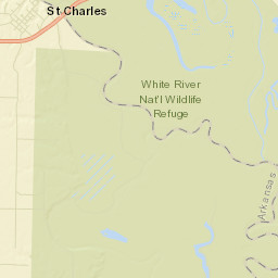 Saint Charles Arkansas Street Map