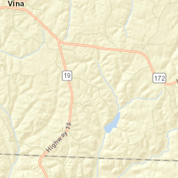 Vina Alabama Street Map