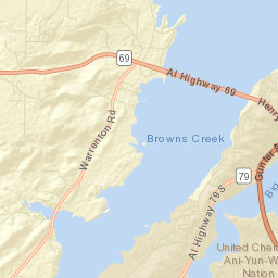 Mill Village Alabama Street Map