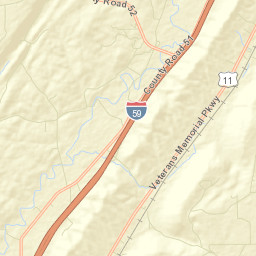 Portersville Alabama Street Map