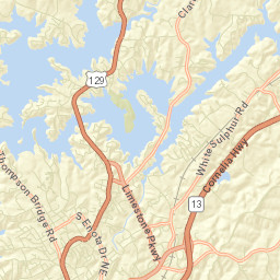 1301-1399 Highway 60, Gainesville, GA Street Map