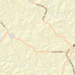 Banks County Street Map
