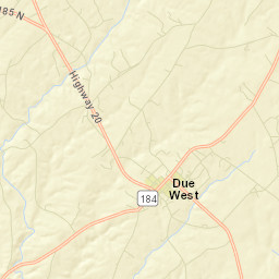 Due West Street Map