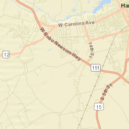Hartsville Street Map
