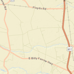 Darlington County Street Map