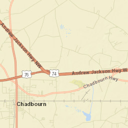 Chadbourn Street Map