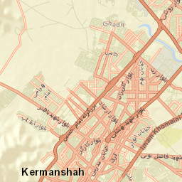 Kermanshah Street Map