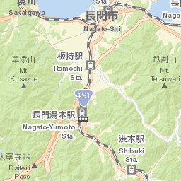 Nagato Shi Street Map