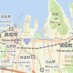 Takamatsu Street Map