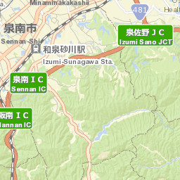 Sennan Shi Street Map