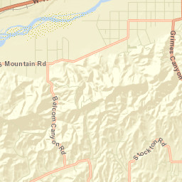 Bardsdale California Street Map