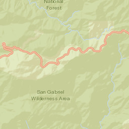 Cedar Springs California Street Map