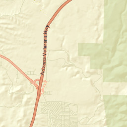Cordes Junction Arizona Street Map