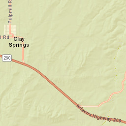 Pinedale Arizona Street Map