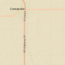 Comanche Street Map