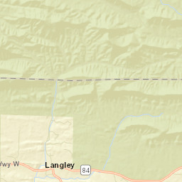 Langley Arkansas Street Map