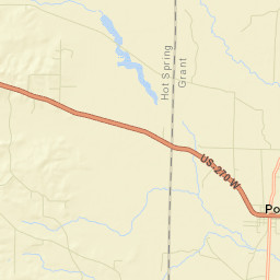 Poyen Arkansas Street Map