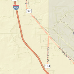 Samples Arkansas Street Map