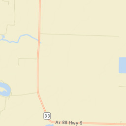 Lake Dick Arkansas Street Map