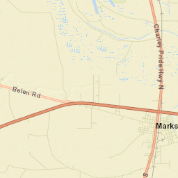 Quitman County Street Map