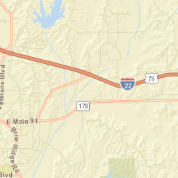 Lee County Street Map