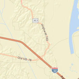 100-416 S Access Rd Fulton MS Street Map