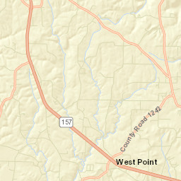 Dripping Springs Alabama Street Map