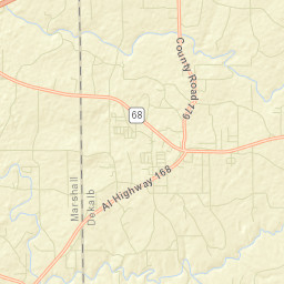 McVille Alabama Street Map