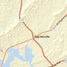 Mountain Acres Alabama Street Map