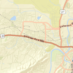 Floyd County Street Map