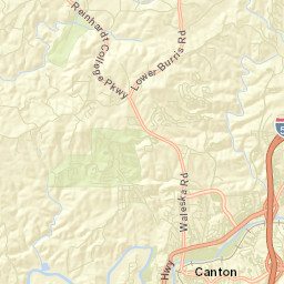 Cherokee County Street Map