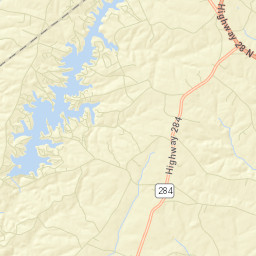 Lake Secession Street Map