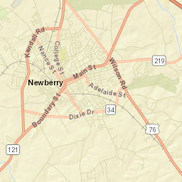 Newberry Street Map