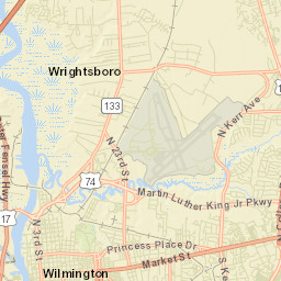 Wrightsboro Street Map