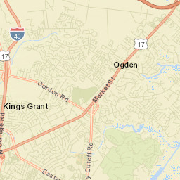 Kings Grant Street Map