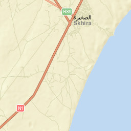 Skhira Street Map