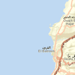 Batroûn Street Map