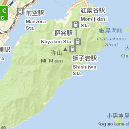 Miyajima Street Map