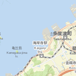 Tadotsu Street Map