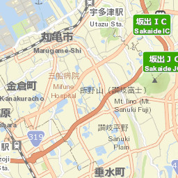 Marugame Street Map
