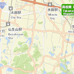 Takamatsu Shi Street Map